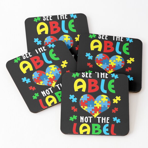 Item preview, Autism Awareness   See The Able Not The Label designed and sold by JeannetteFlower.