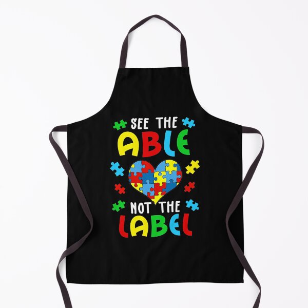 Item preview, Autism Awareness See The Able Not The Label designed and sold by JeannetteFlower.