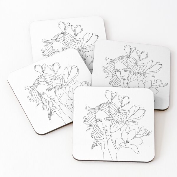 Item preview, Woman face with flowers. Line art female. Abstract face with flowers. Scandinavian print, Nordic, Trendy print, Styled, Scandinavian art, Modern art, Wall art, Print, Minimalistic, Modern Poste    designed and sold by Nina Velychko.