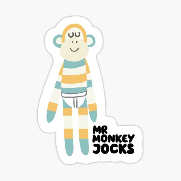 Mr Monkeyjocks Sticker