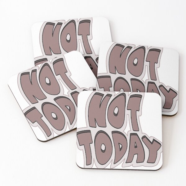 Item preview, Not today designed and sold by BooPooBeeDooArt.