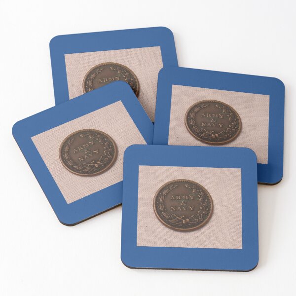 Item preview, Reverse of 1863 United States Civil War Army Navy Token designed and sold by coinsxcrochet.