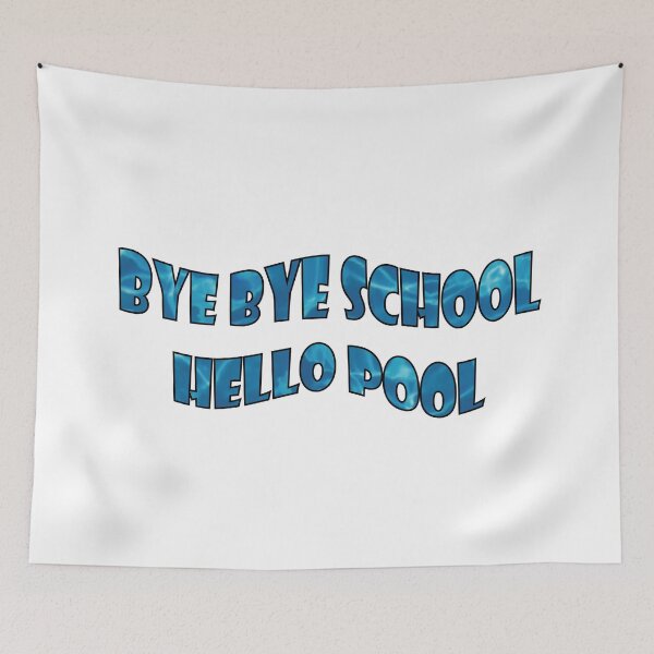 Item preview, Bye bye school Hello pool designed and sold by MariiaCreation.