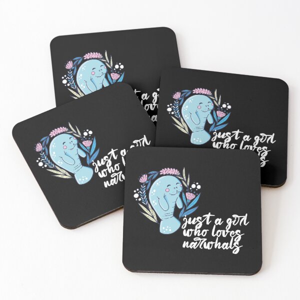 Item preview, Just A Girl Who Loves Narwhals designed and sold by HeroProd.