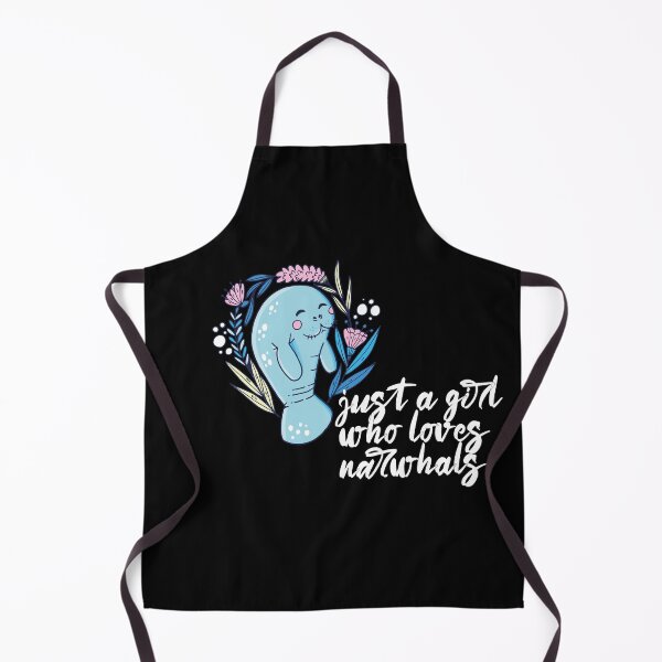 Item preview, Just A Girl Who Loves Narwhals designed and sold by HeroProd.