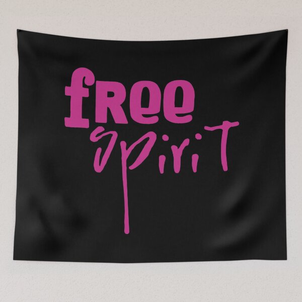 Item preview, Free Spirit Fuxia Quote designed and sold by TamGustam.