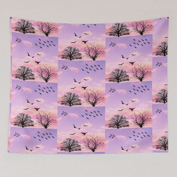 Item preview, Evening birds returning nest  designed and sold by Taharat  Tazrin.