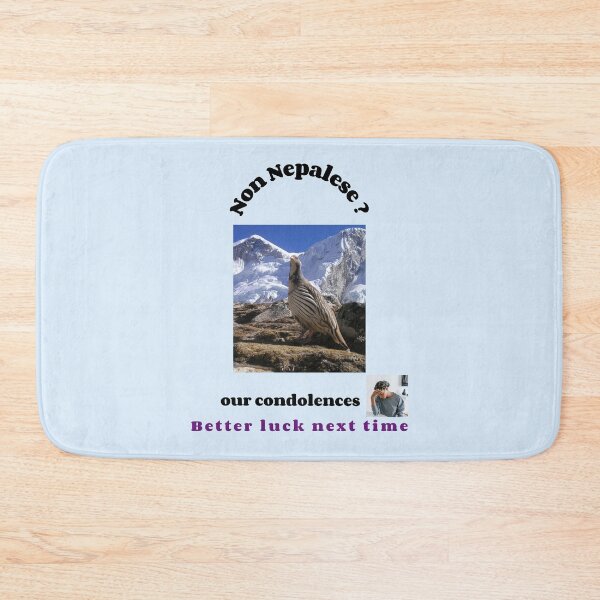 Item preview, "Condolences to non Nepalese"  (black text) designed and sold by skoumpourdides.