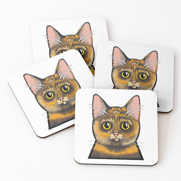 Item preview, Tortoiseshell Cat designed and sold by PatchPimpernel.