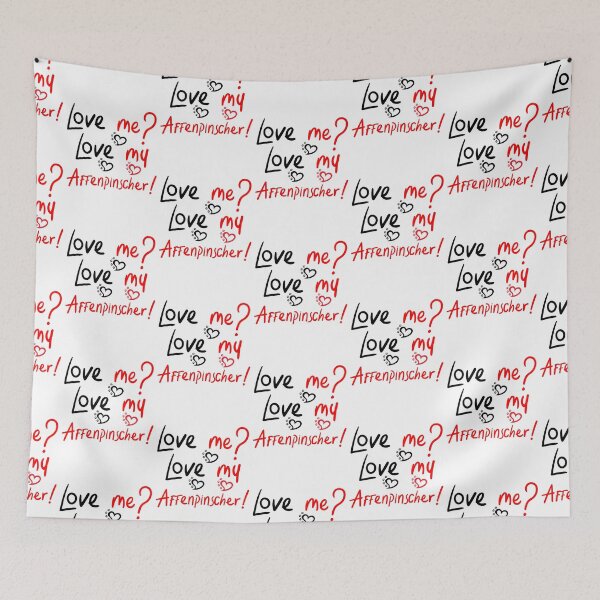Item preview, Love Me Love My My Affenpinscher! Especially for Affenpinscher Dog Lovers! designed and sold by rs-designs.