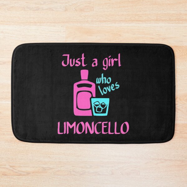 Item preview, Just a girl who loves limoncello pink blue designed and sold by DesignsofNote.