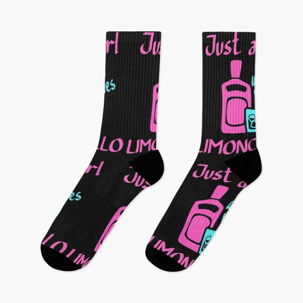 Item preview, Just a girl who loves limoncello pink blue designed and sold by DesignsofNote.