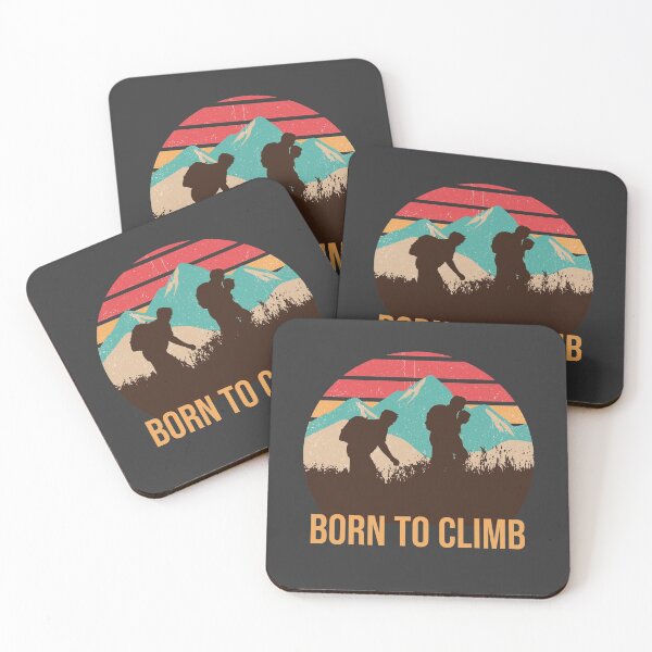 Item preview, Born to Climb: Mountain Climbing Design designed and sold by malkhteb.