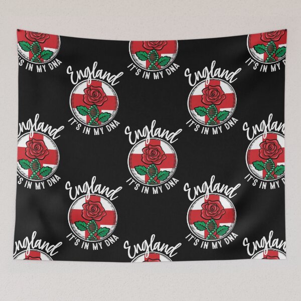 Item preview, England - It's in my DNA. English rose with a DNA strand on the flag of England design designed and sold by robimerch.