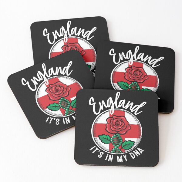 Item preview, England - It's in my DNA. English rose with a DNA strand on the flag of England design designed and sold by robimerch.