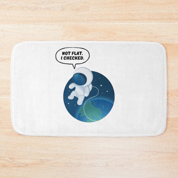 Item preview, Not Flat, I Checked designed and sold by Rhu Creations.