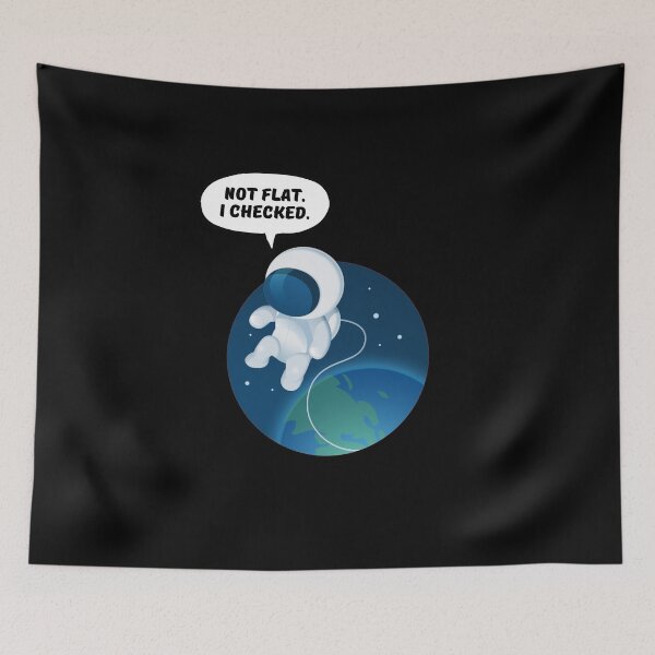 Item preview, Not Flat, I Checked designed and sold by Rhu Creations.
