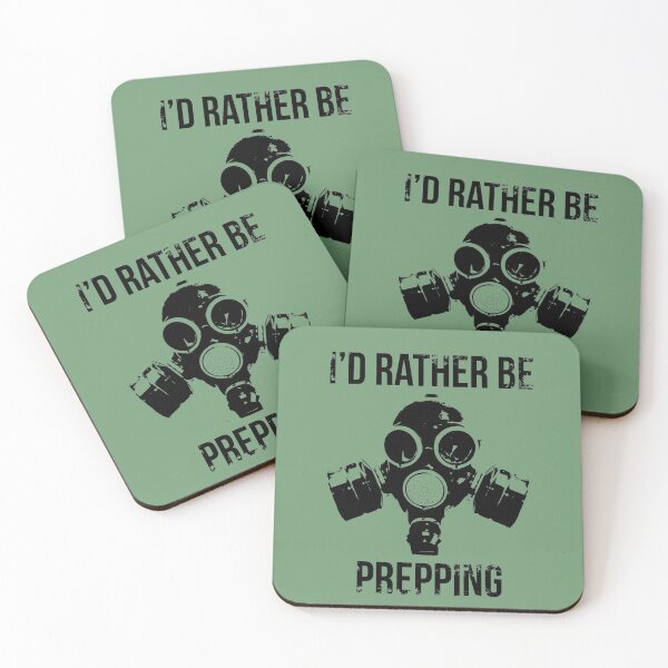 Item preview, I Would Rather Be Prepping designed and sold by PapaBujuGaming.