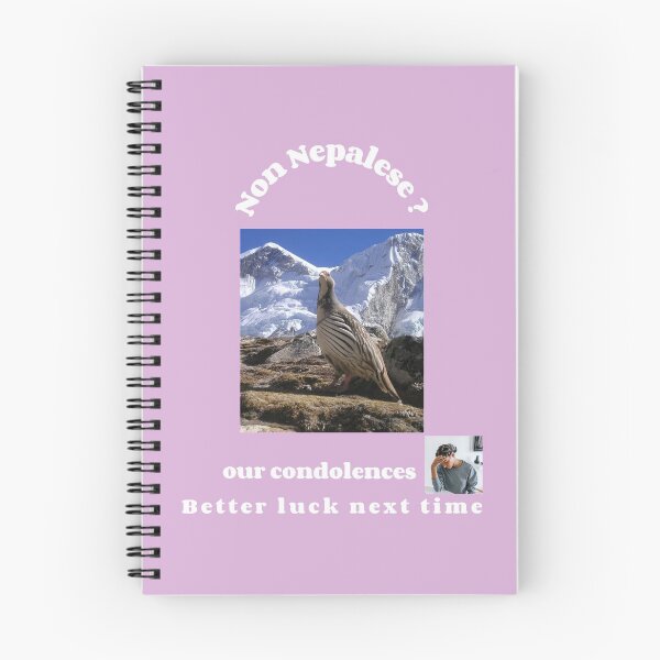 Item preview, "Condolences to non Nepalese "  (white text) designed and sold by skoumpourdides.