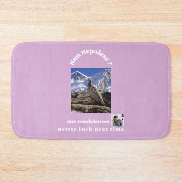 Item preview, "Condolences to non Nepalese "  (white text) designed and sold by skoumpourdides.