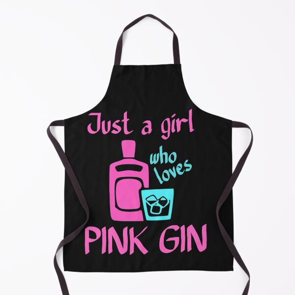 Item preview, Just a girl who loves pink gin pink blue designed and sold by DesignsofNote.