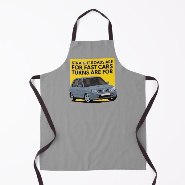 Item preview, Straight roads are for fast cars, turns are for Nissan Micra / March designed and sold by knappidesign.