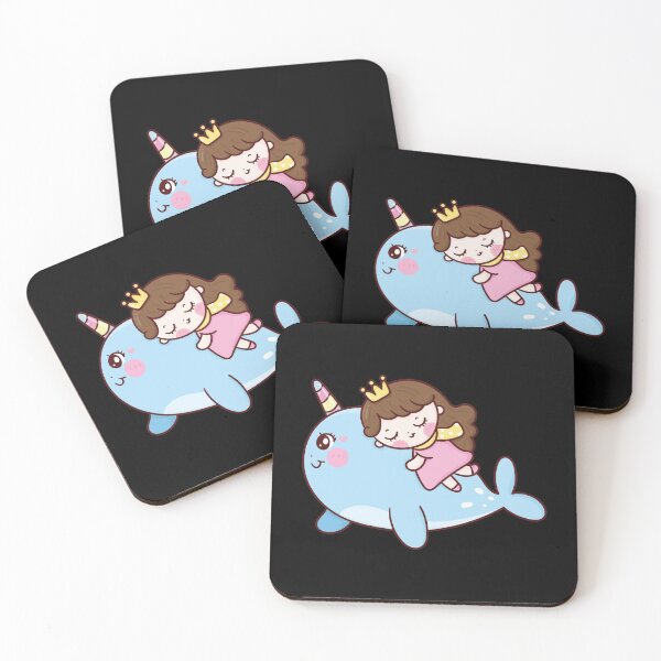 Item preview,  Just A Girl Who Loves Narwhals designed and sold by HeroProd.