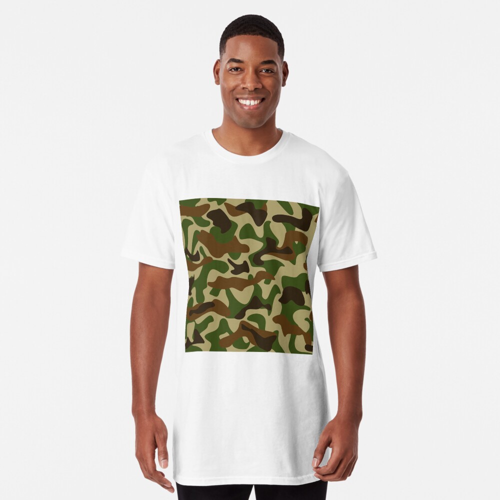 Camouflage Long T-Shirt