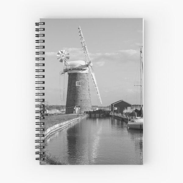 Item preview, Black and white Horsey Windpump designed and sold by cdkphotos.