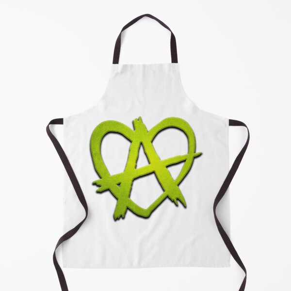 Item preview, Lime Green Anarchy Heart designed and sold by Lori P.