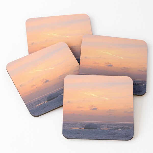 Item preview, Winter Sunset Saint Petersburg Gulf of Finland designed and sold by Valeria Nikitina.