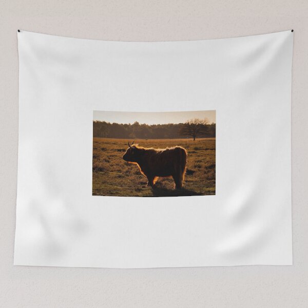 Item preview, Silhouette of a highland cow designed and sold by Anita van Gendt.