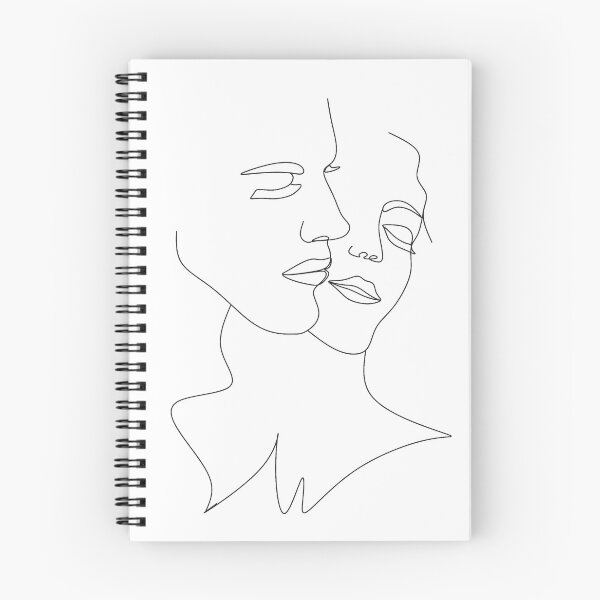 Artikelvorschau, One Line Art Paar. Männer und Frauen. Liebesplakat. 2 Gesichter. Paardruck, Kussdruck. Skandinavischer, nordischer, trendiger Druck, gestylte, skandinavische Kunst, moderne Kunst, Druck, minimalistisch, moderne Poste entworfen und verkauft von Nina Velychko.