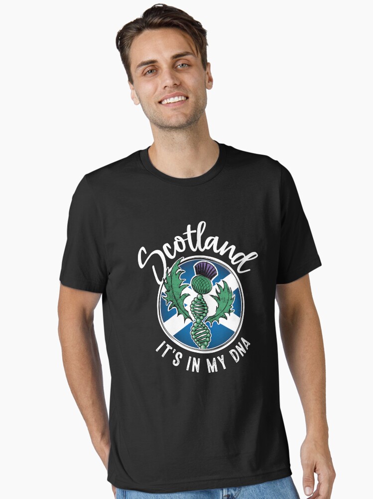 Scotland It's In My Dna Scottish Flag T-Shirt Scotland It's In My Dna Scottish Flag T-Shirt