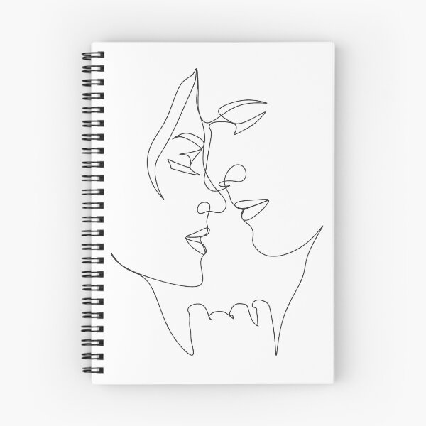 Artikelvorschau, One Line Art Paar. Männer und Frauen. Liebesplakat. 2 Gesichter. Paardruck, Kussdruck. Skandinavischer, nordischer, trendiger Druck, gestylte, skandinavische Kunst, moderne Kunst, Druck, minimalistisch, moderne Poste entworfen und verkauft von Nina Velychko.