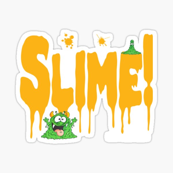 Halloween Slime!!!  Sticker