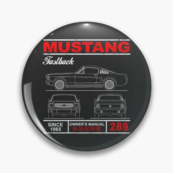 Item preview, Blueprint of the Mustang Fastback designed and sold by rogue-design.