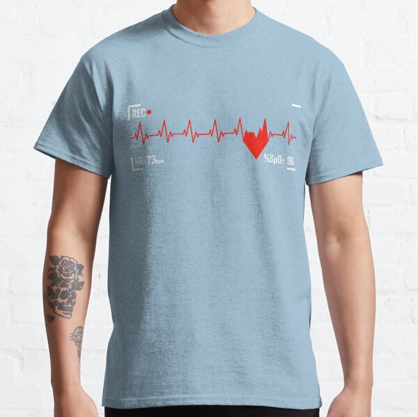 Heart Rate Monitor - Pulse - Heartbeat Classic T-Shirt