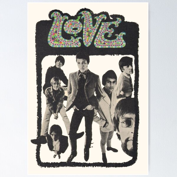 Vista previa del artículo con la obra «Arthur Lee y el amor», diseñado y vendido por theoralcollage.