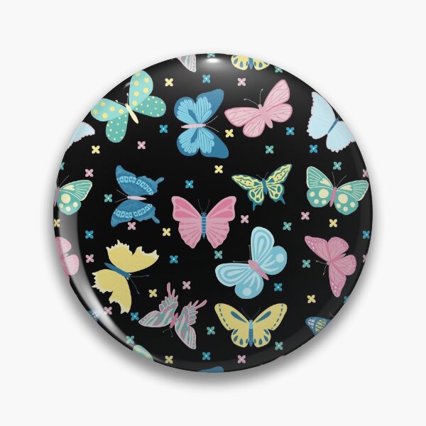 Item preview, Blue, Pink, Yellow and Green Butterflies  designed and sold by daisyandlime.