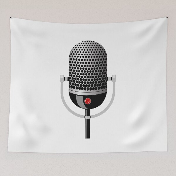 Item preview, Hand drawn microphone designed and sold by bhaktishendkar.