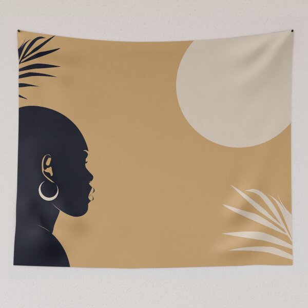 Aperçu de l'œuvre FEMME NOIRE TOILE AFRO créée et vendue par antoniostabile.