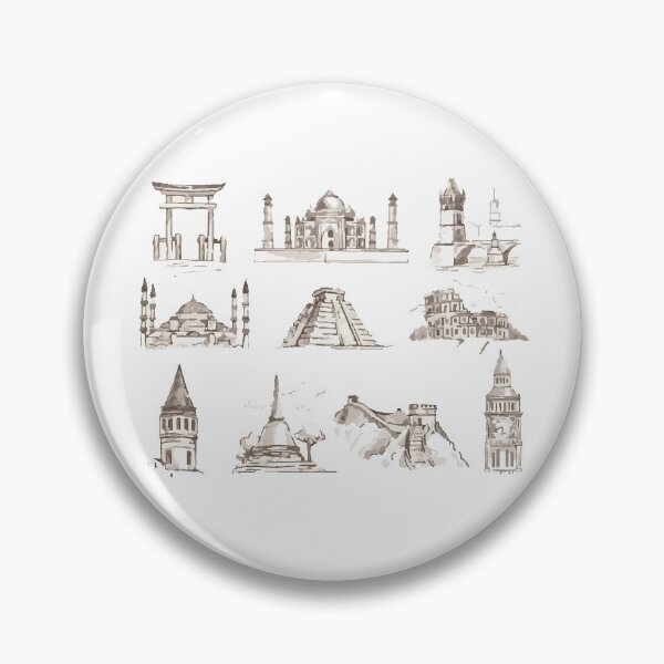 Item preview, Architecture Destinations designed and sold by CrazyNerdAlert.