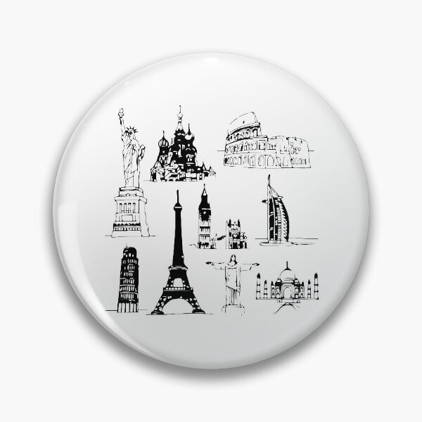 Item preview, Architectural Destinations designed and sold by CrazyNerdAlert.
