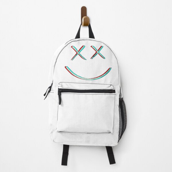 Item preview, Glitch Effect Happy smiley Face Emoji designed and sold by WearWolfDesigns.