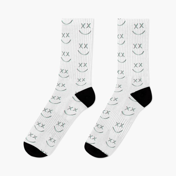 Item preview, Glitch Effect Happy smiley Face Emoji designed and sold by WearWolfDesigns.