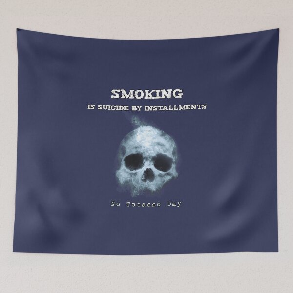 Item preview, Smoking is suicide by installments, No Tobacco Day, Awesome gift for your friends and family   designed and sold by abdelhak2005.