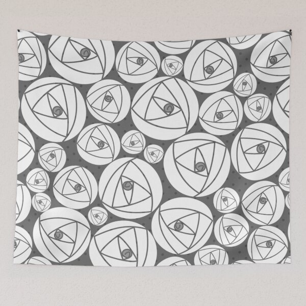 Item preview, Charles Rennie Mackintoshsh rose, grey, white designed and sold by Vivanne-art.