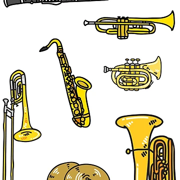 Artwork thumbnail, Band Musical  Instruments  by BlakefourDesign