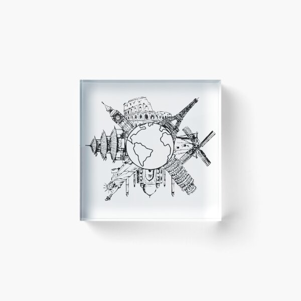 Item preview, Architectural Destinations designed and sold by CrazyNerdAlert.